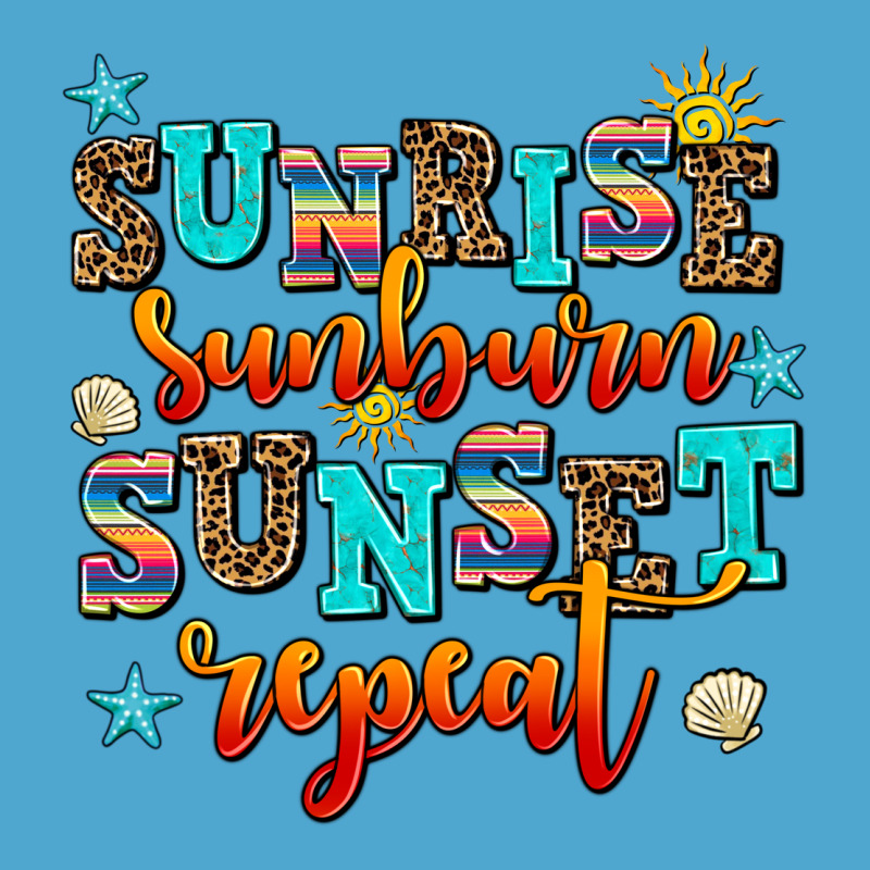 Sunrise Sunburn Sunset Repeat Premium Hoodie by AdoDesignShop | Teevron