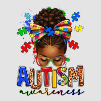 Autism Awareness Afro Messy Bun Premium Sweatshirt | Teevron