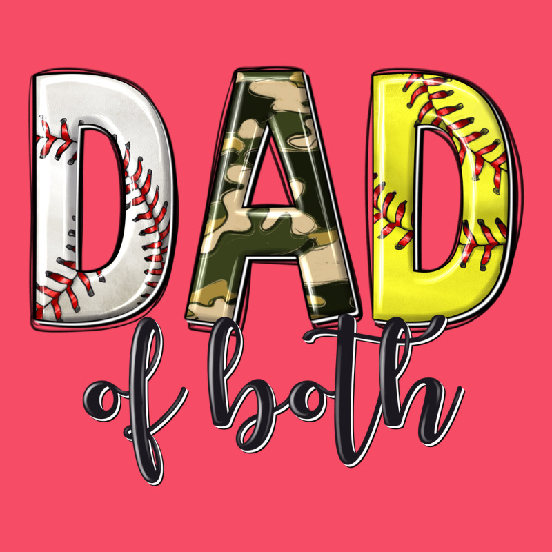 Dad Of Both With Softball And Baseball Premium Sweatshirt by texasbilliewilder | Teevron
