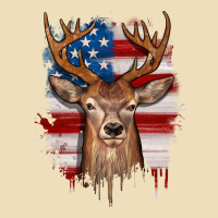 Deer American Flag Premium Hoodie | Teevron