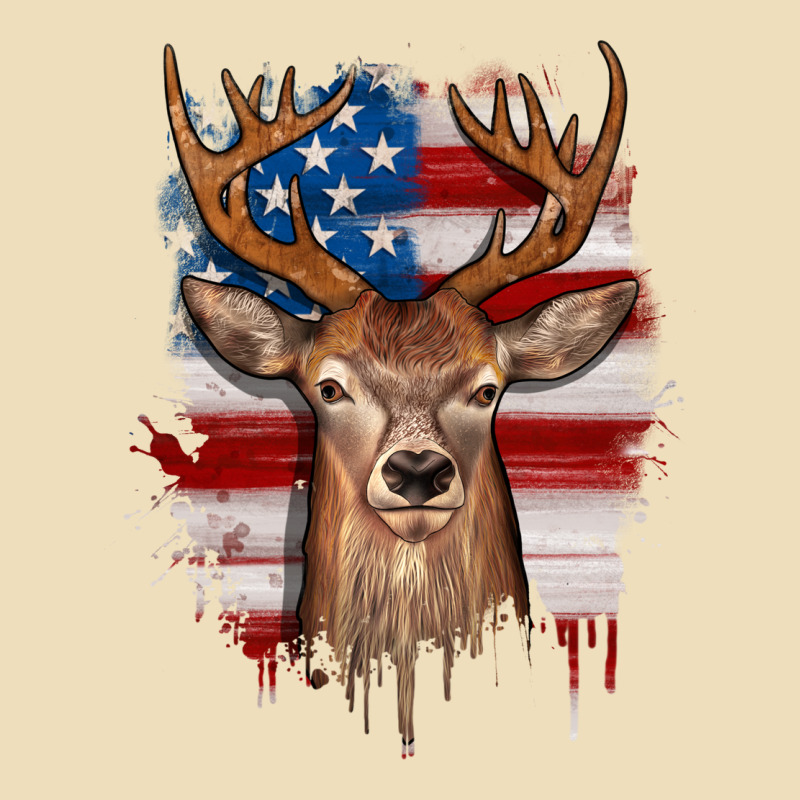 Deer American Flag Premium Hoodie by JahusDesignShop | Teevron