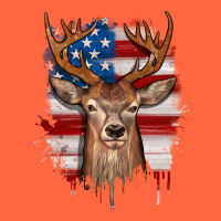 Deer American Flag Premium Hoodie | Teevron