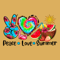 Peace Love  Summer Premium Hoodie | Teevron