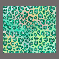 Green Leopard Glitter Urban Hoodie | Teevron