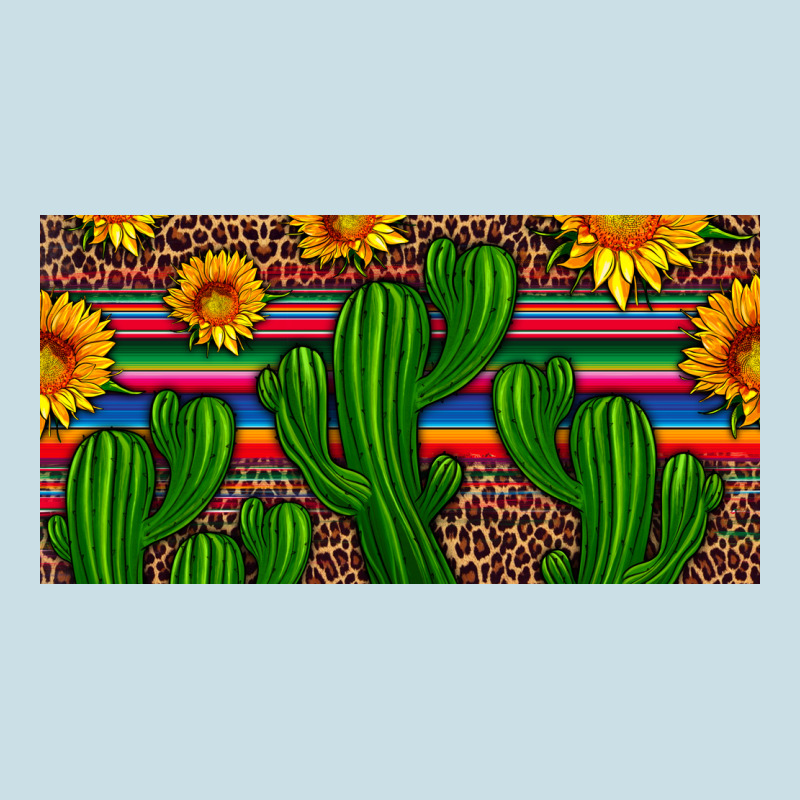 Sunflowers And Cactus License Plate Ladies Tee by Artiststas | Teevron