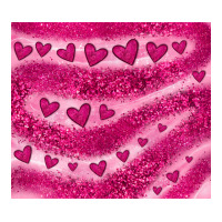 pink glitter heart | Teevron