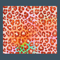 Orange Leopard Glitter Urban Hoodie | Teevron