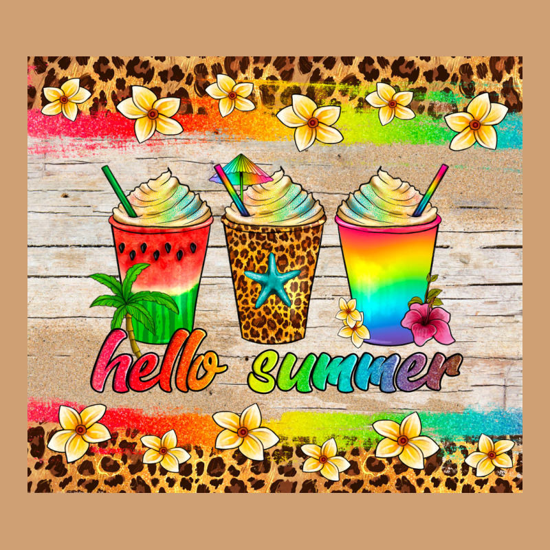 Hello Summer Ice Coffee Vintage Tee by Artiststas | Teevron