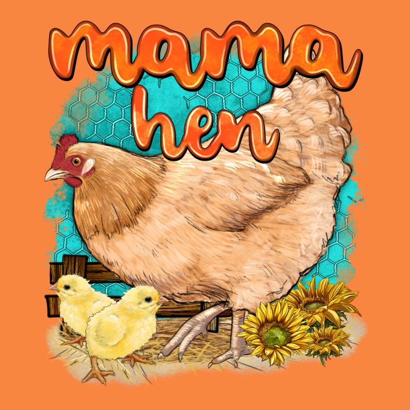 Mama Hen With Sunflowers Premium Sweatshirt by texasbilliewilder | Teevron