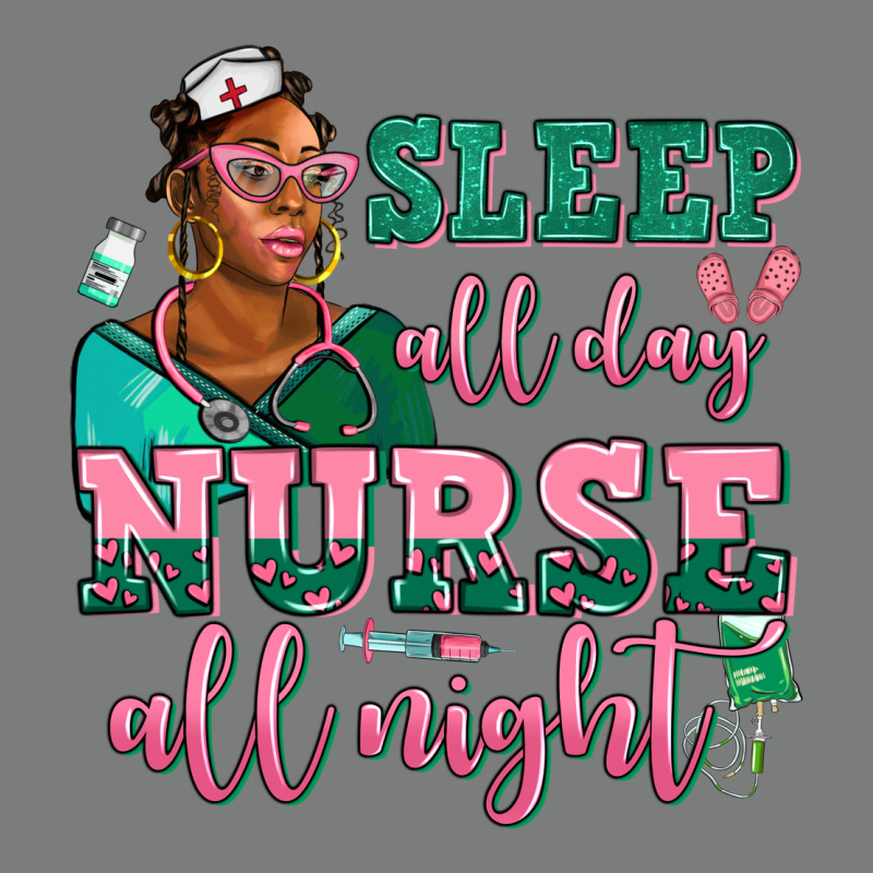 Afro  Nurse Sleep All Day Nurse All Night Premium Hoodie by AdoDesignShop | Teevron