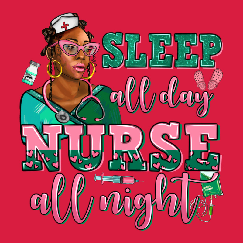 Afro  Nurse Sleep All Day Nurse All Night Premium Hoodie by AdoDesignShop | Teevron