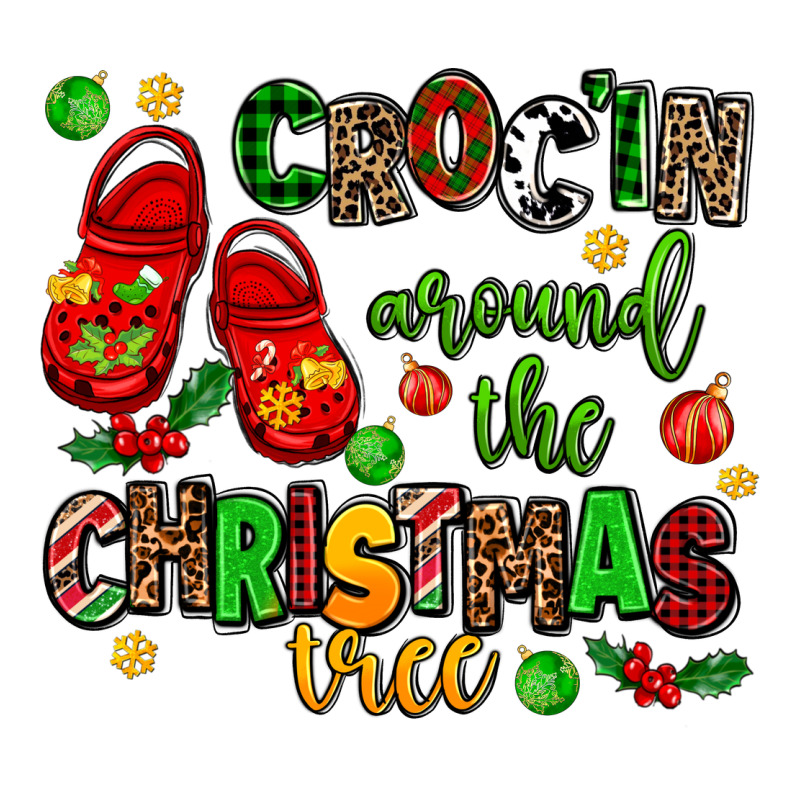 Croc'in Around The Christmas Tree Premium Hoodie by AdoDesignShop | Teevron