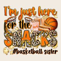 Im Just Here For The Snacks Basketball Sister Premium Sweatshirt | Teevron
