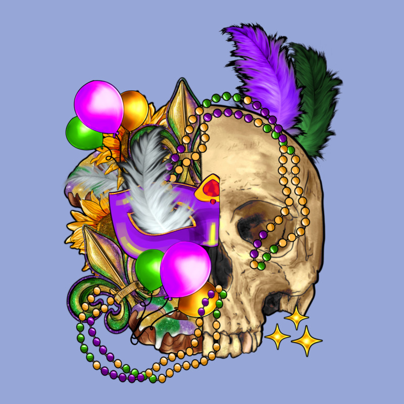 Mardi Gras Skull Classic Tee by FaDigitalArtStudio | Teevron