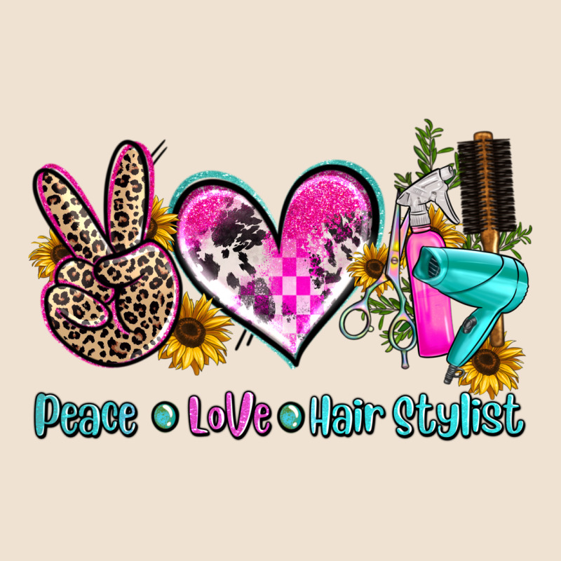 Peace Love Hair Stylist Urban Hoodie by AdoDesignShop | Teevron