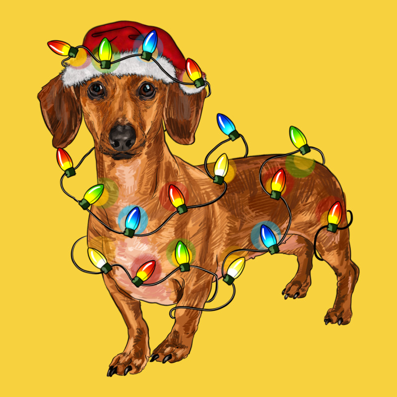 Dachshund Christmas Lights Premium Sweatshirt by RanaPortraitStore | Teevron