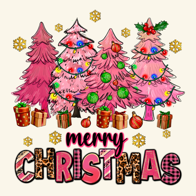 Pink Christmas Trees Premium Hoodie by AdoDesignShop | Teevron