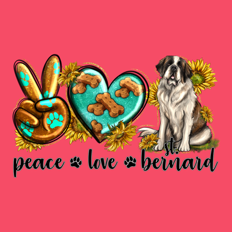 Peace Love St. Bernard Premium Sweatshirt by texasbilliewilder | Teevron