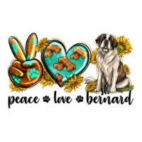 peace love st. bernard | Teevron