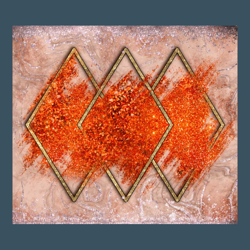 Orange Glitter Urban Hoodie by JahusDesignShop | Teevron