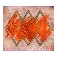 orange glitter | Teevron