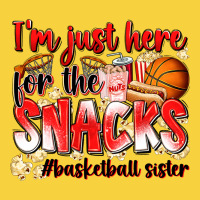 Im Just Here For The Snacks Basketball Sister Premium Sweatshirt | Teevron