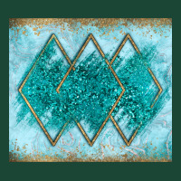 Turquoise Glitter Urban Hoodie | Teevron