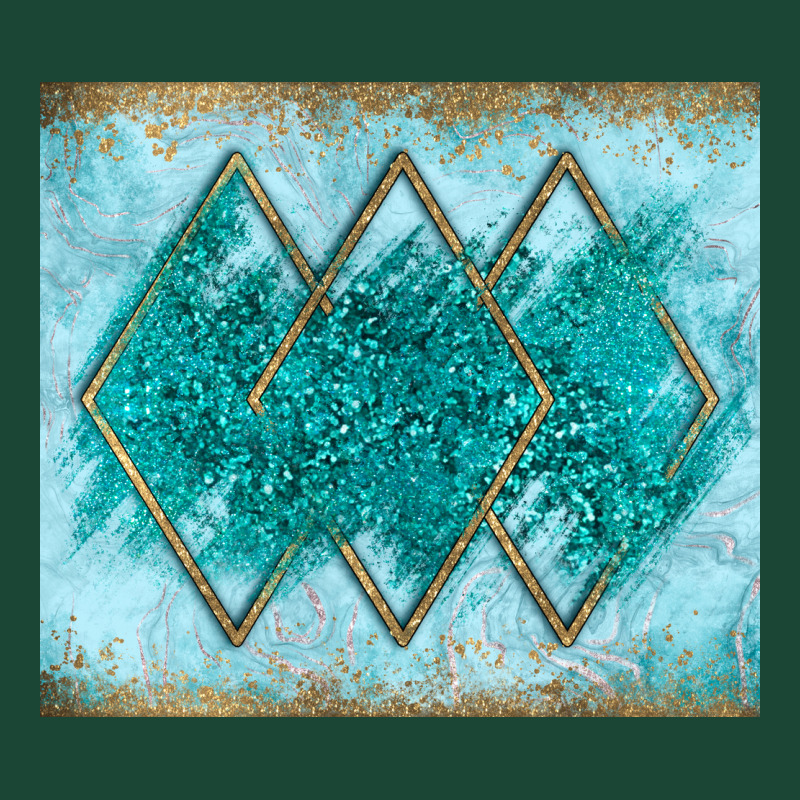 Turquoise Glitter Urban Hoodie by JahusDesignShop | Teevron