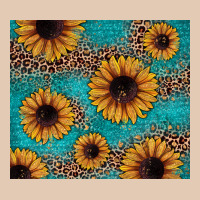 Sunflower Turquoise Glitter Urban Hoodie | Teevron