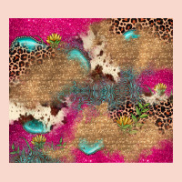 Pink Glitter Leopard Sunflower Gemstone Urban Hoodie | Teevron