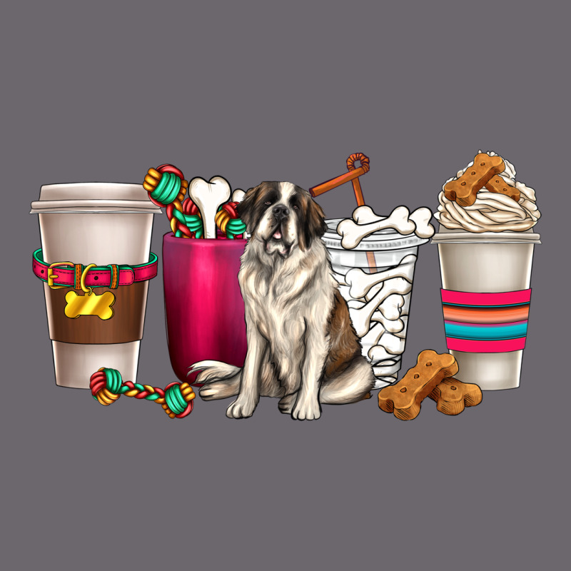 St. Bernard Dog Coffee Cups Premium Sweatshirt by texasbilliewilder | Teevron