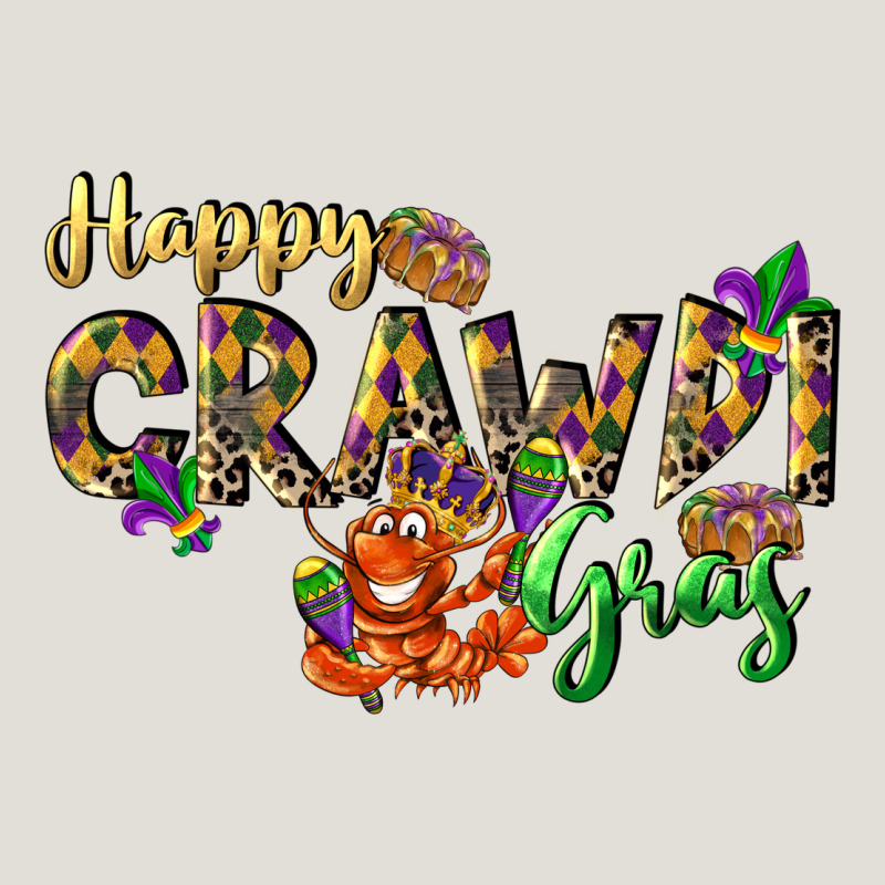 Happy Crawdi Gras Heavy Core Tee by LillyAllenDesigns | Teevron