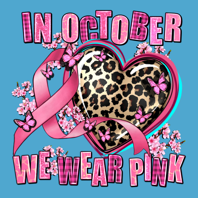 Western Leopard  In October We Wear Pink Heart Premium Hoodie by AdoDesignShop | Teevron