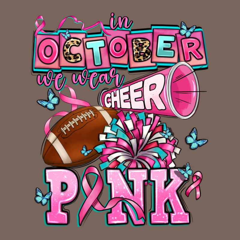In October We Wear Cheer Pink Football Premium Hoodie by AdoDesignShop | Teevron