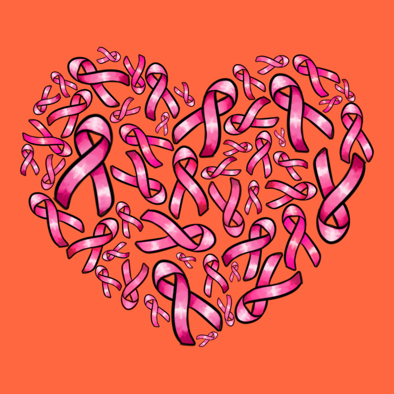 Breast Cancer Ribbon Heart Premium Hoodie by AdoDesignShop | Teevron