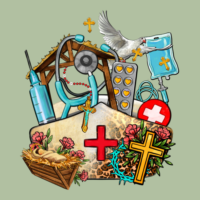 Nurse  Cross And Jesus Urban Hoodie by AdoDesignShop | Teevron
