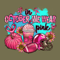 In October We Wear Pink American Football Vintage Hoodie | Teevron