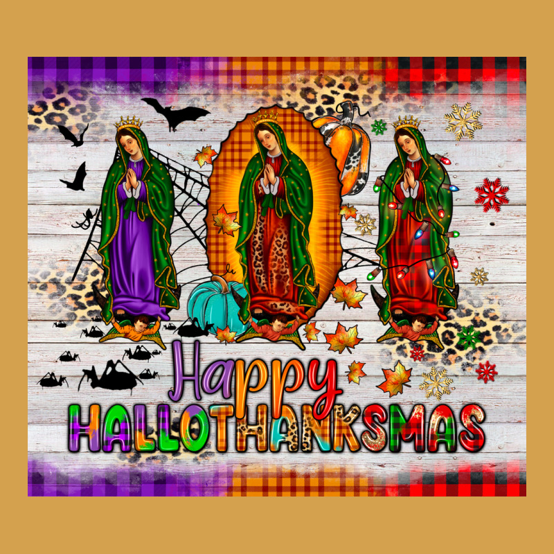 Our Lady Of Guadalupe Happy  Hallothanksmas Tumbler Urban Hoodie by JahusDesignShop | Teevron