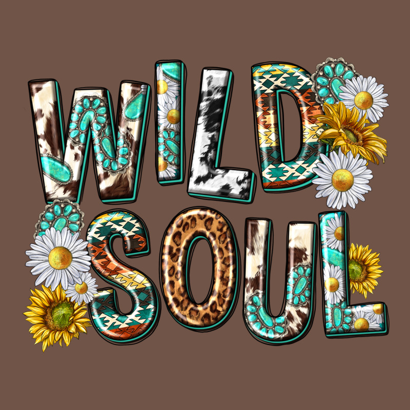 Western Wild Soul With Sunflowers Premium Sweatshirt by texasbilliewilder | Teevron