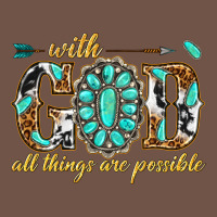 With God All Things Are Possible With Gemstone Premium Sweatshirt | Teevron