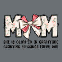 Mom She Is Clothed In Gratitude Counting Blessings Premium Hoodie | Teevron