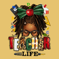 Teacher Life Afro Locs Messy Bun Premium Sweatshirt | Teevron