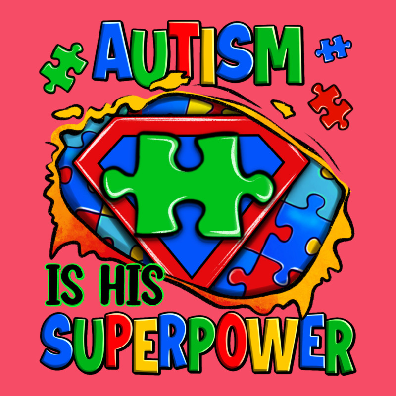 Autism Is His Superpower Ripped Premium Sweatshirt by Zillion Design Studio | Teevron