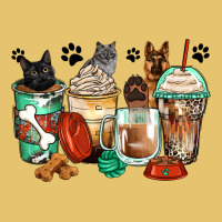 German Shepherd Black And Grey Cat Coffee Cups Premium Sweatshirt | Teevron