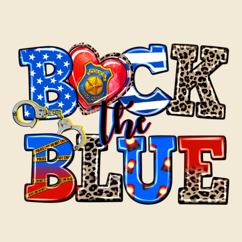 Back The Blue Premium Hoodie by AdoDesignShop | Teevron