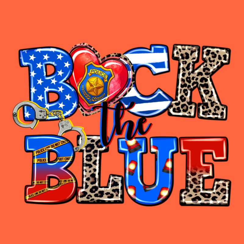 Back The Blue Premium Hoodie by AdoDesignShop | Teevron