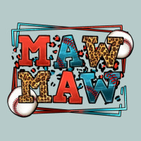 Baseball Mawmaw Leopard Frame Heavy Core Tee | Teevron