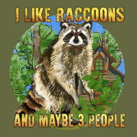 I Like Raccoons And 3 People Long Sleeve Tee | Teevron