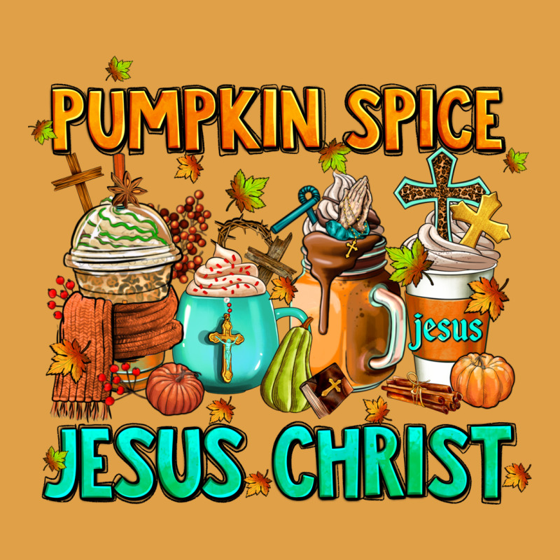Pumpkin Spıce Jesus Christ Coffee Cups Premium Hoodie by AdoDesignShop | Teevron
