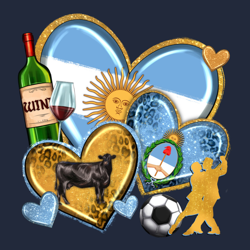 Argentina  Hearts Premium Sweatshirt by texasbilliewilder | Teevron